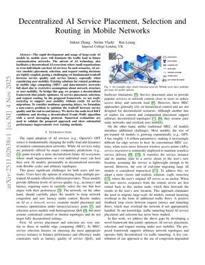 PDF Document Cover - Decentralized AI Service Placement, Selection and Routing in Mobile Networks